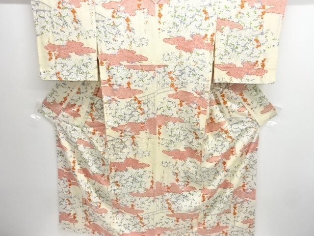 JAPANESE KIMONO / KOMON / CAMELLIA 